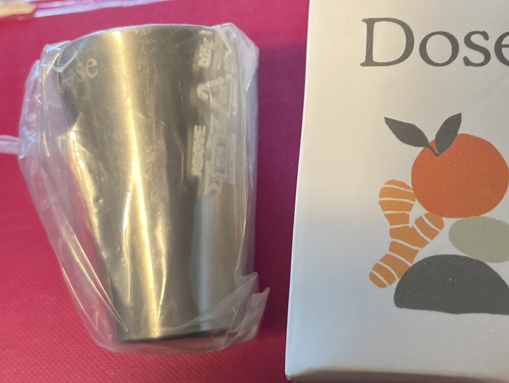 NEW Dose Stainless Steel Shot Glass 2 1/2"H